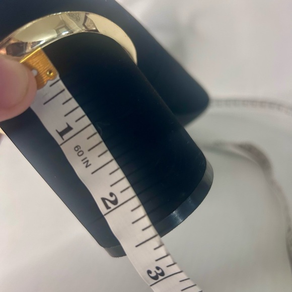 🖤Madeline Black Faux Suede Pumps w/ Ankle Straps and Block Heel🖤 - Picture 9 of 9